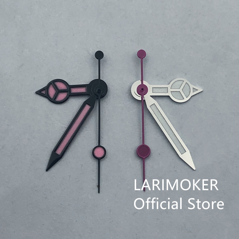 Larimoker Juiste NH35 NH36 Beweging Groen Licht-Emitting Steriele C3 Voor Man Mechanische Horloges Accessoires