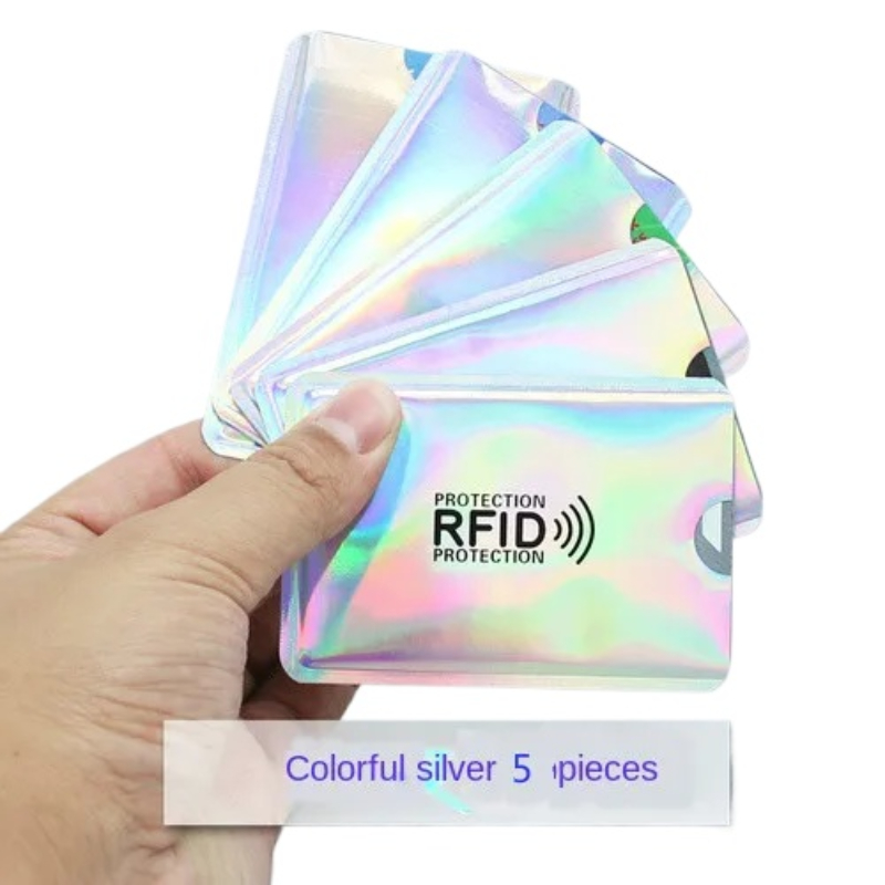 10 stücke Anti Rfid Kreditkarte Halfter Blockierung Leser sperren Blocker Bank Karten Schutz Abschirmung Tasche Bunte Anti-diebstahl karte fallen