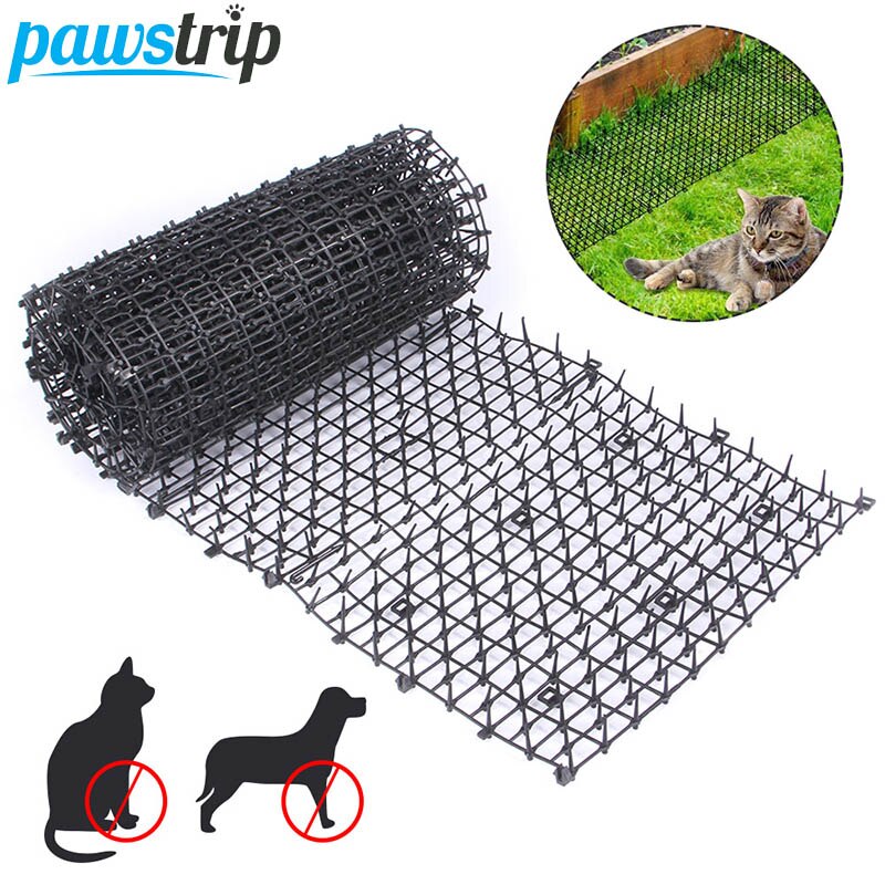 Garden Protective Cat Net Plastic Thorn Prevent Cat Mat No Hurt to Pets Durable Protect Mesh Anti Cat Pet Protection Netting