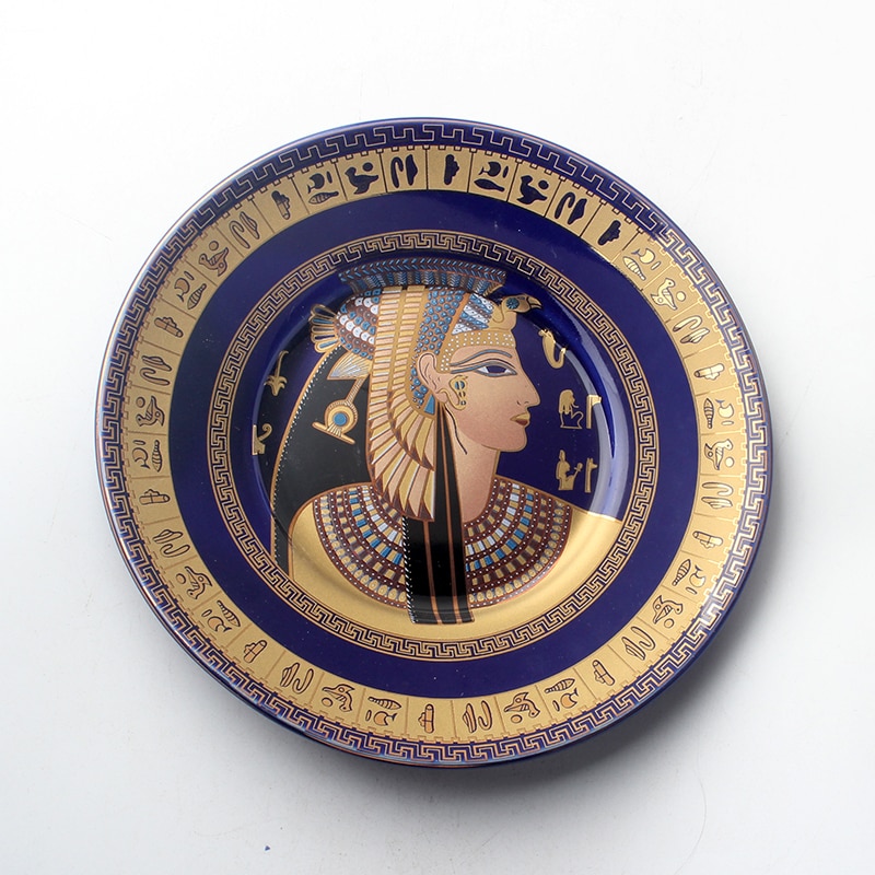 Egypt Style Abstract Style Room Decoration Hanging Dishes Wall Plates Display