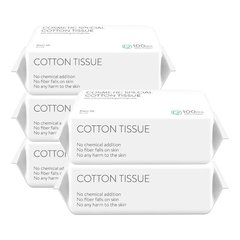 50/100pcs Disposable Face Towel Cotton Facial Tissue One-Time Makeup Wipes Facial Cleansing For Home Travel