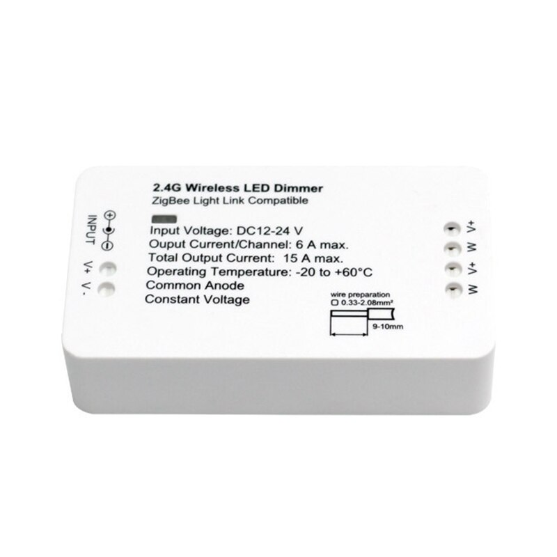 RGBW Smart Home ZigBee LED Strip Controller Smart Phone App/Voice Control Work with Echo Plus Require ZIGBEE 3.0 HUB