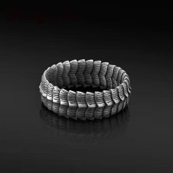 Viking ring norse dyr drage skæl ring skandinaviske norse smykker viking scale ring smykker gotisk stil