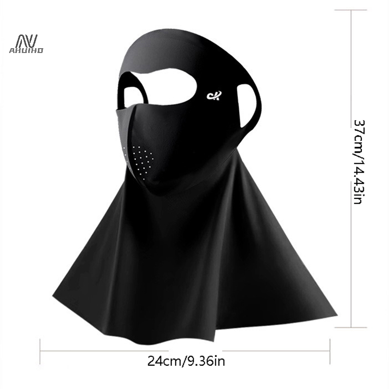 IJszijde zonbeschermingsmasker Anti-UV nekdoek Nekbescherming Stofdicht zonnescherm Gezichtsmasker Zomer