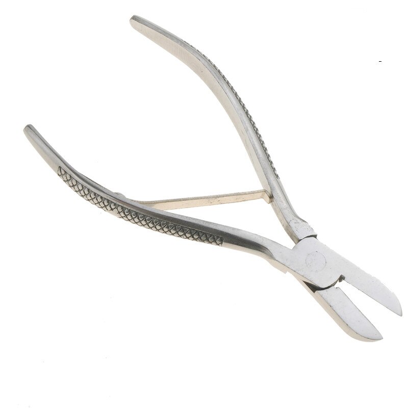 Tijeras de punta recta de acero inoxidable, pinzas para cortar los dientes, pinzas para los dientes, pinzas para los dientes (mango de proceso de forjado antideslizante)