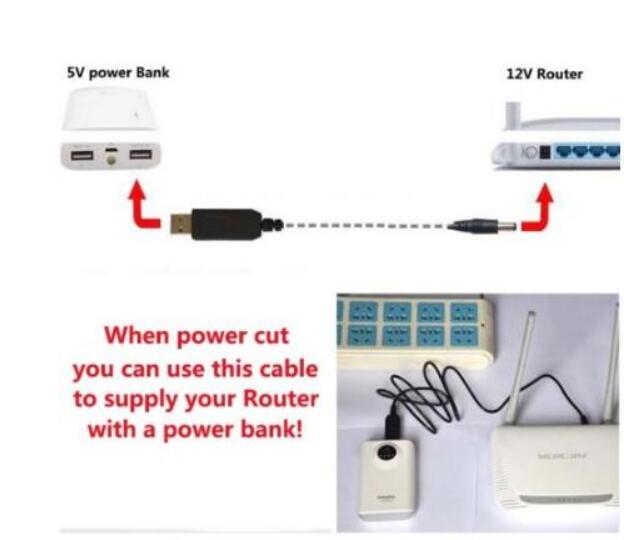 Usb Converter Dc 5V Naar Dc 9V 12V Voeding Adapter Step Up Module Boost Connector Lijn wire Usb Plug Naar Dc Kabel 2.1x5.5mm