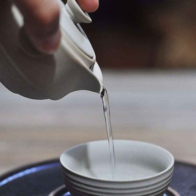 Mcj travel tea set gaiwan tea set porslin kung fu tea set tepott och kopp set keramiskt te set