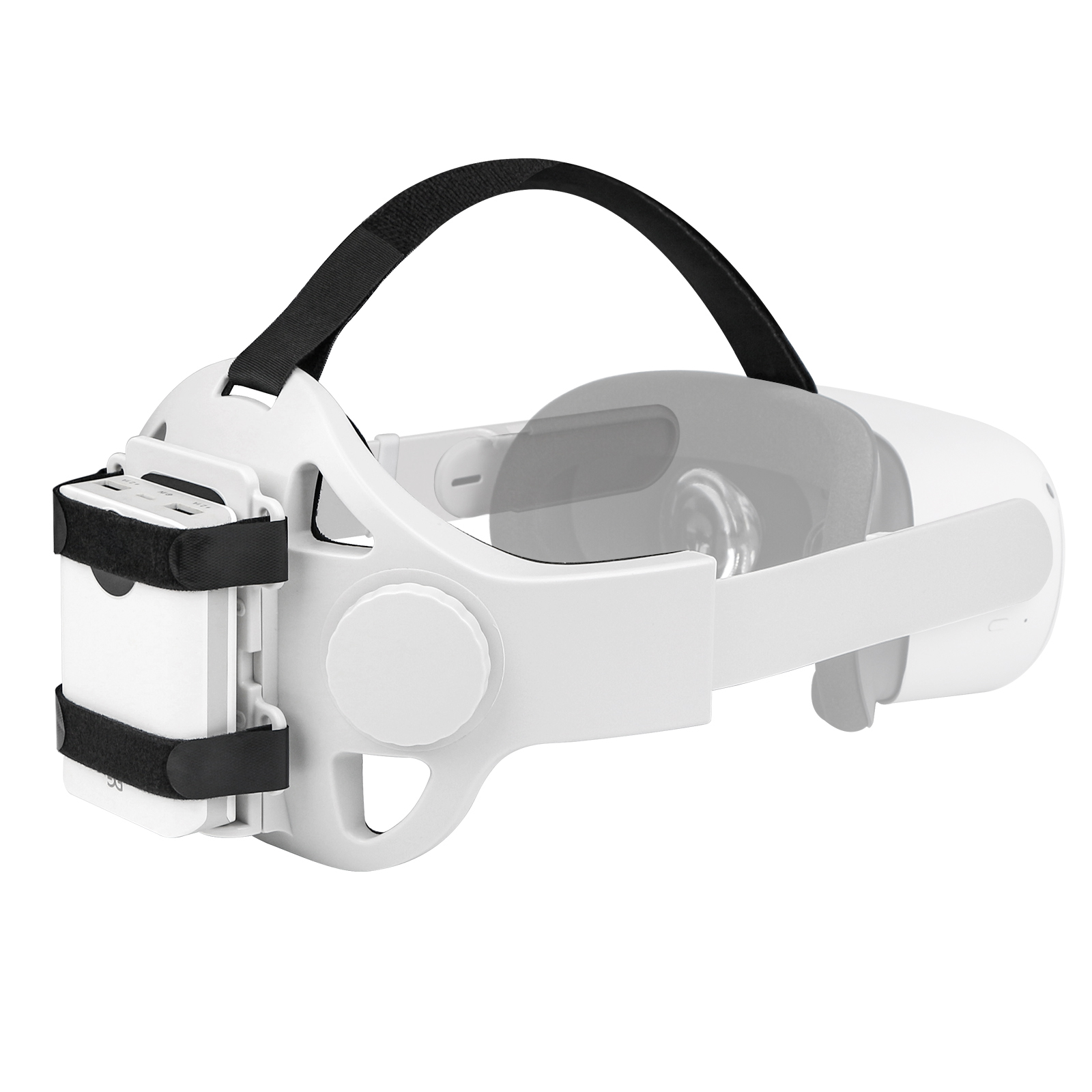 Verstelbare Oculus Quest 2 Halo Head Strap Vr Accessoires Siliconen Beschermhoes Opbergtas Voor Oculus Quest 2 Elite Band: Head Strap 2