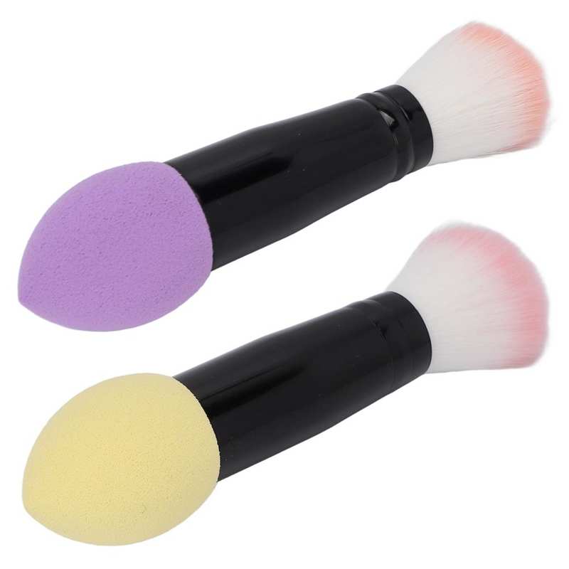 Double Headed Make-Up Borstel Gezicht Blush Brush Beauty Tool Voor Vrouwen Voor Reizen