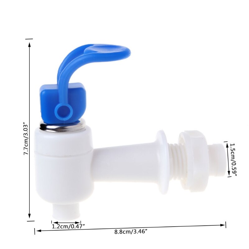 2 Pcs Universal Size Push Plastic Type Faucet Tap Water Dispenser Replacement