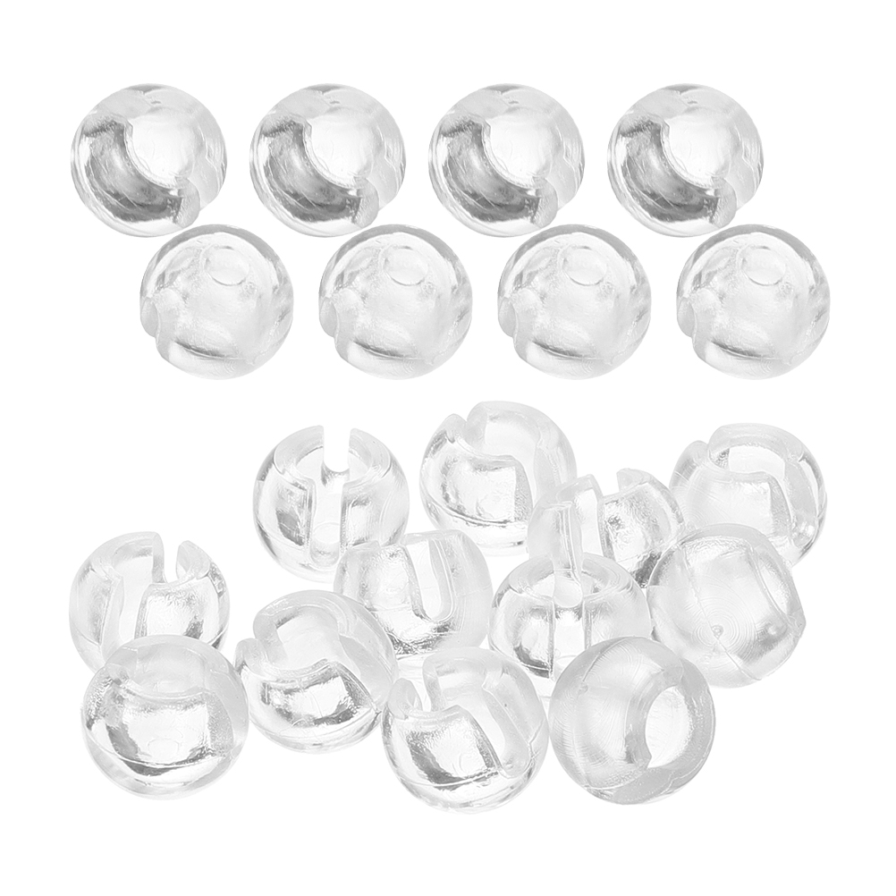 25 Stück Rollos Perlenkette crimpen halt Klare Perlenkette halt blind Kontrolle Kette Ball Stopper Jalousien Perlenzubehör