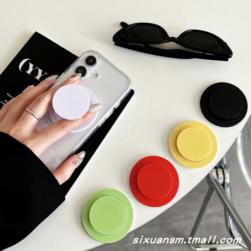 Acrylic Phone Grip Foldable Desktop Phone Holder Simple Phone Support Stand Ring for Iphone Huawei Xiaomi