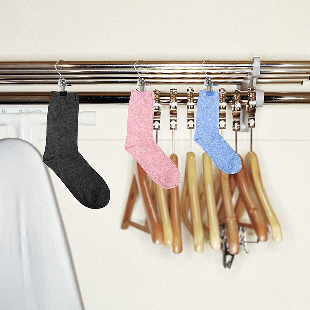 Portable Boot Hangers for Closet, Hanging Hooks with Clips Travel Hangers, Hangers Boot Hooks Towel Clips Hat Clips