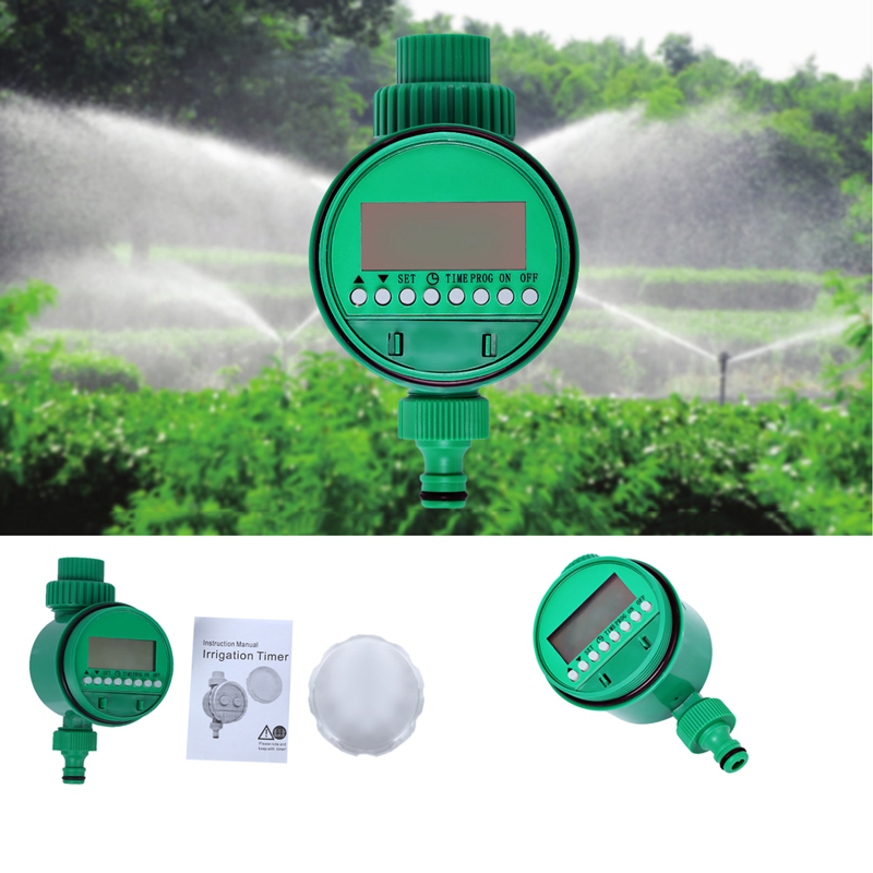 DIY 25 M Micro Drip Irrigatie Watering Timer Tuinslang Kit Plant Automatische Water Controller Verstelbare Druppelaar Sprinkler Gereedschap