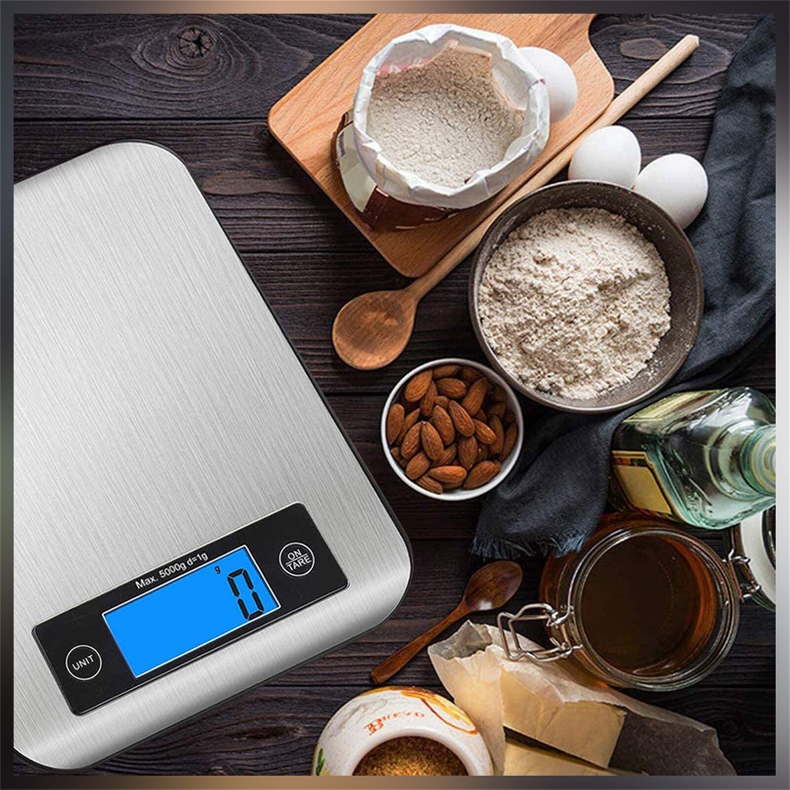 Digital Kitchen Baking Scale Household High Precision Electronic Weigh Multifunction Cookin Scale with LCD Display#35