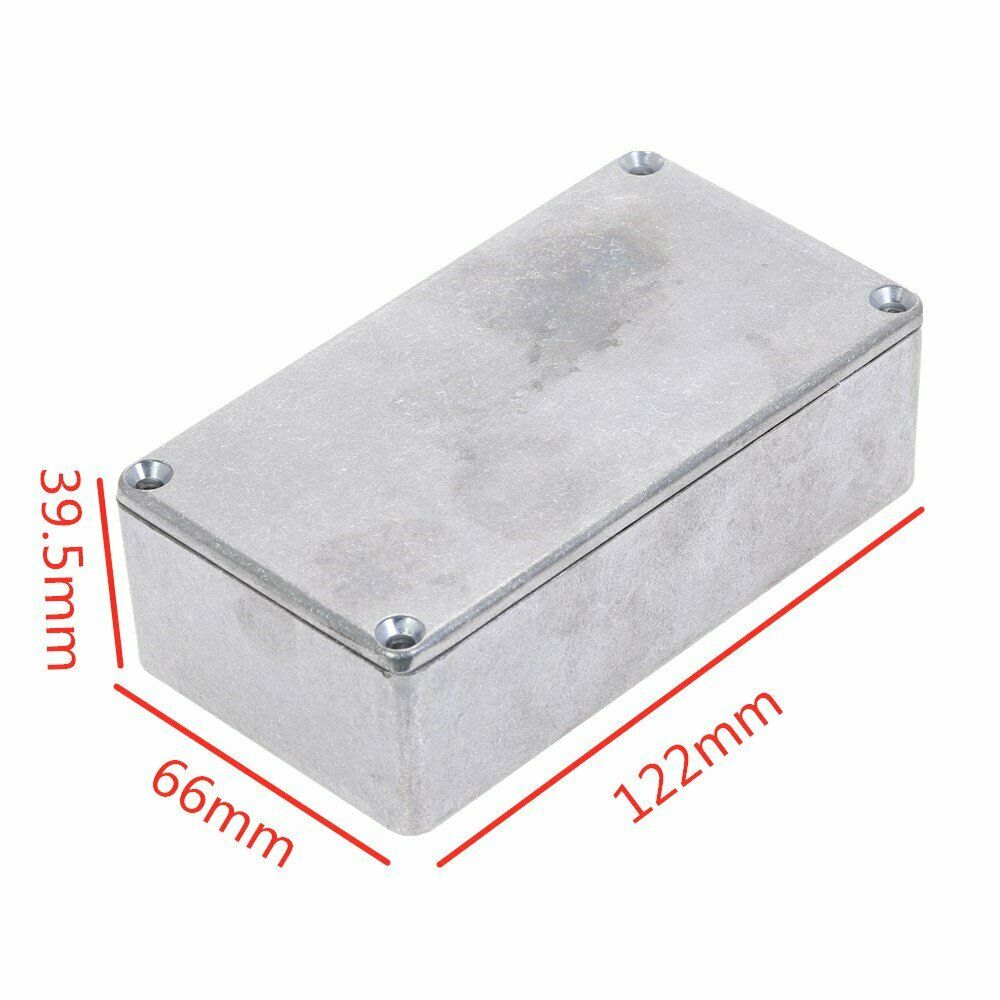 Pedal de efectos estilo 125B, caja de aluminio, caja de estoma, 122x66x39,5mm, para instrumento de guitarra