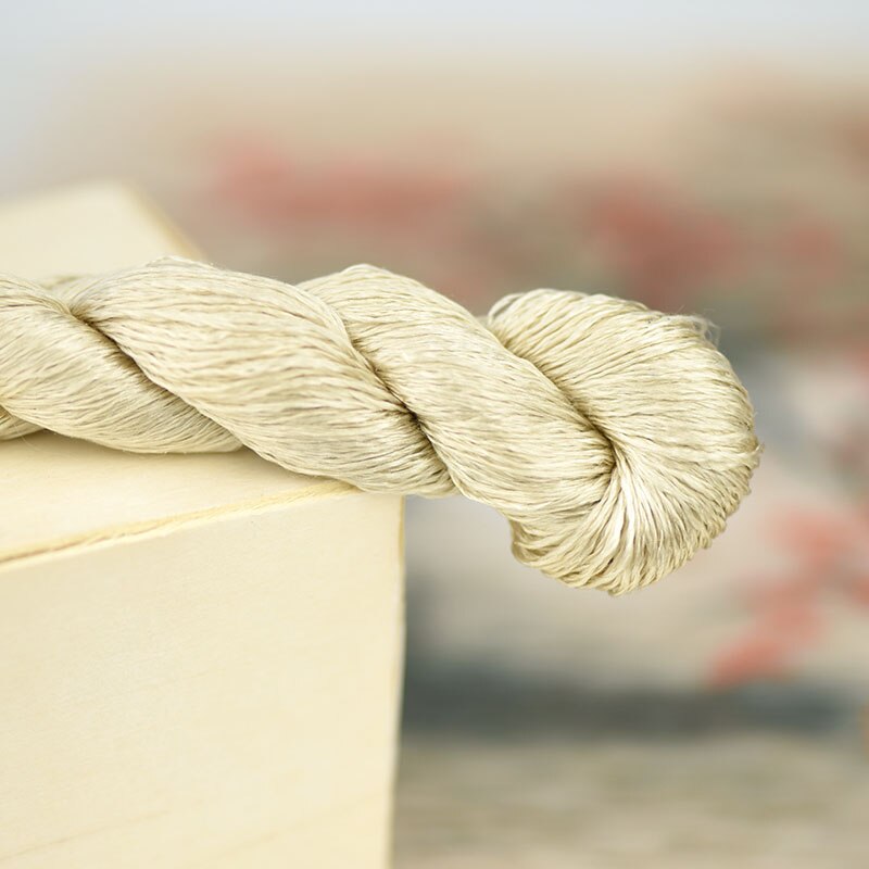 silk embroidery thread / 100% silk thread /hand embroidery embroider cross stitch/khaki series/7 pure colors: 2