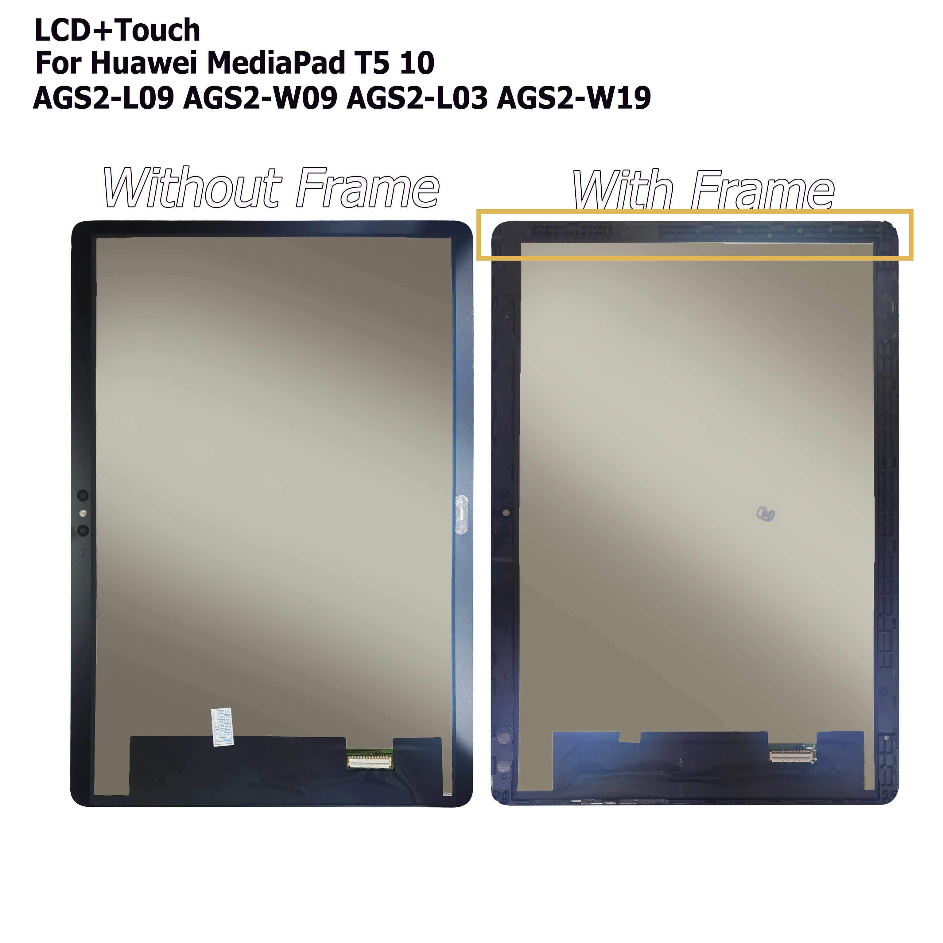 Pantalla Lcd Original de 10,1 pulgadas para móvil, montaje de digitalizador con pantalla táctil, para Huawei MediaPad T5 10, AGS2-L09, AGS2-W09, AGS2-L03, AGS2-W19