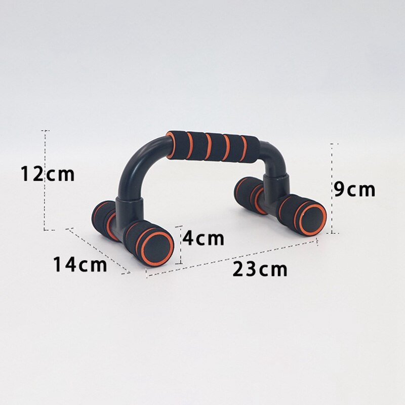 -Portable Non-Slip Handle Support, Fitness Equipment I-Shaped Push-Up Support Arm Abinal Muscle Training Device