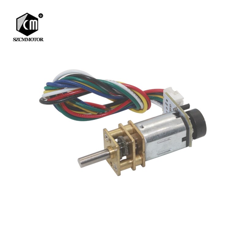 N20 Micro Encoder Gear Motor Dc 6v Encoder Motor Reducer Gearmotors Dc Geared Motors With Gearbox Hall Sensor Encode 7PPR