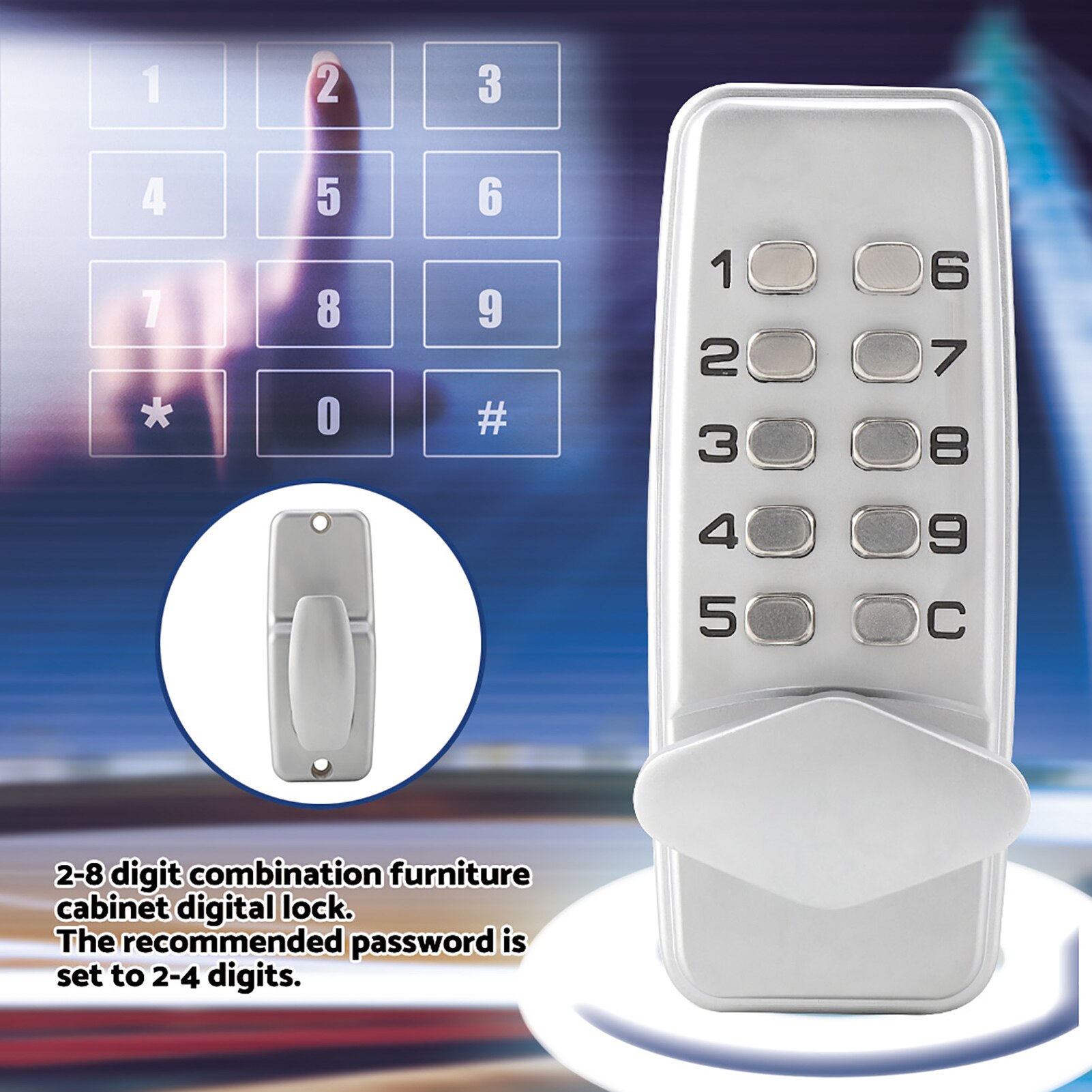 Smart Keypad Password lock Mechanical Combination ... – Vicedeal