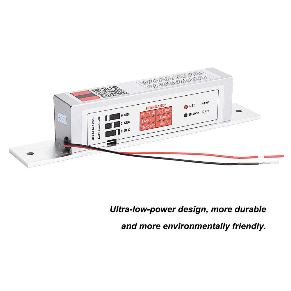 door lock Electric Mortise Lock with Time Delay Low Temperature Bolt Lock NC Mode for Access Control electronic door lock