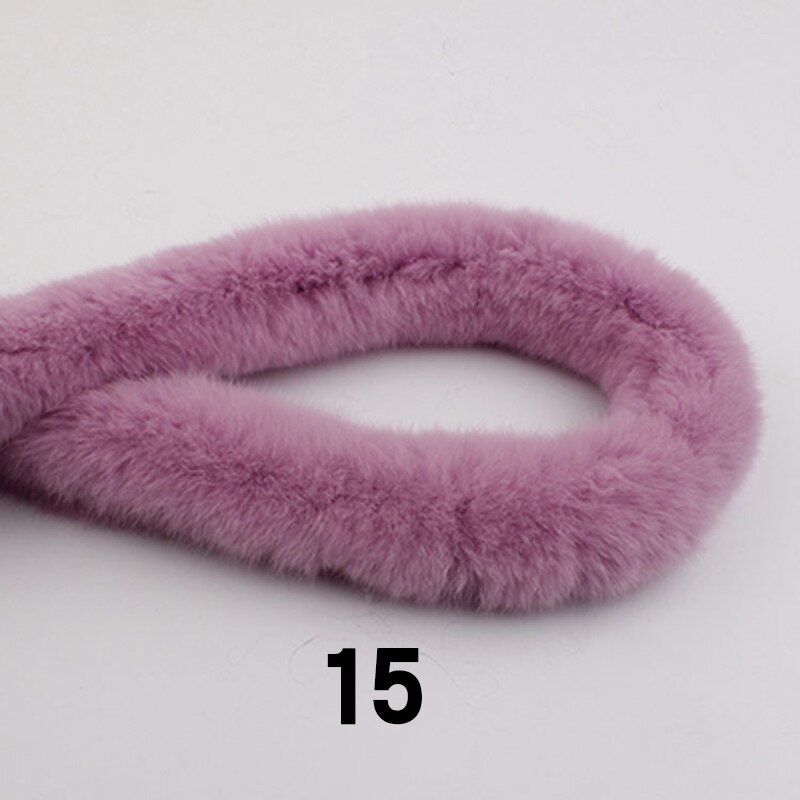 5M Verdikte Kunstmatige Konijnenbont Trim Kleding Accessoire Faux Fur Strips Voor Trui Jas Hood Hat Diy Pluizige Kledingstuk materialen