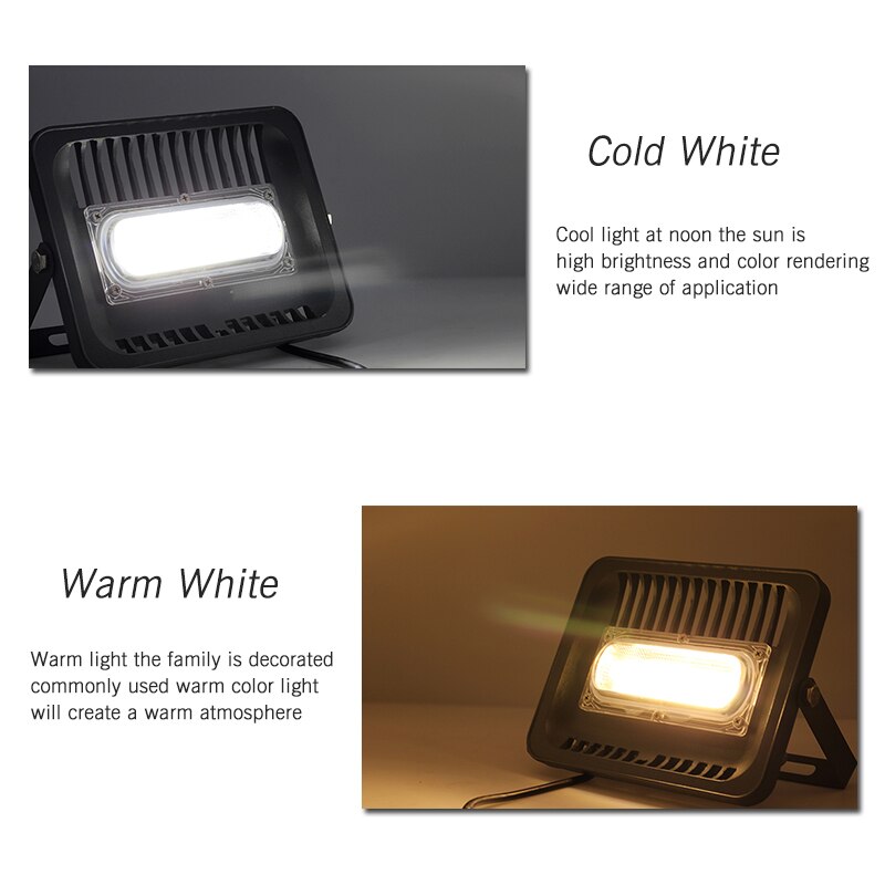 Waterproof IP65 Reflector LED Flood Light 30W 50W 70W 100W AC 220v 240V LED Floodlight For Spotlight LED outdoor lighting