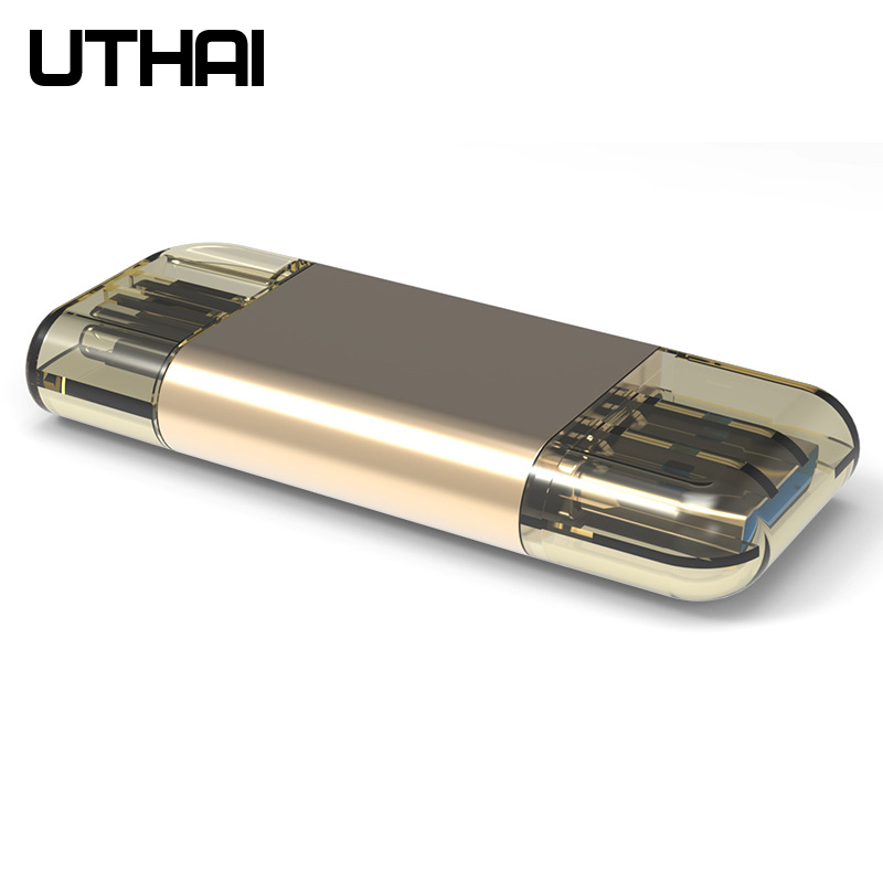 Uthai  c39 til huawei nm kortlæser type-c til micro sd/usb 3.0 adapter multi  in 1 usb 3.0 til mobil/pc brug nano memory card read