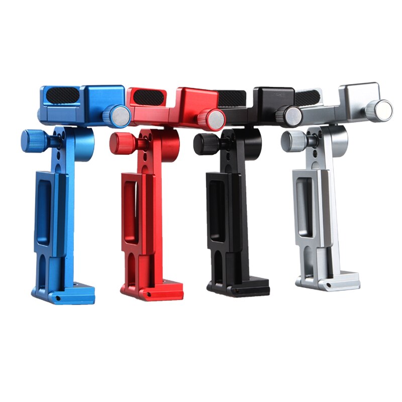Adjustable Tripod Mount Adapter Vertical 360 Rotation Phone Clipper Stand for iPhone X 8 7 Huawei Samsung