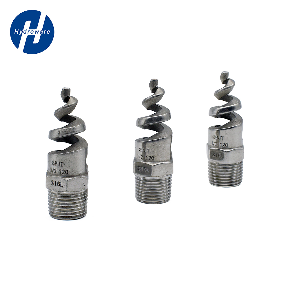 Bsp1/4 "3/4" 1 "2" Ss304/316 Roestvrijstalen Bd Draad Kegel Spiraal Jet Mondstuk Water Nevel Sprinkler Tuin Gazon Irrigatie Tool