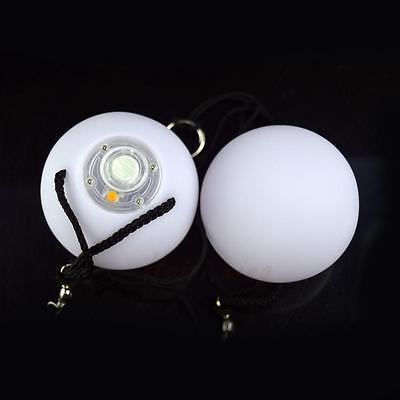 1 paar LED Gegooid Ballen voor Professionele Buikdans Level Hand Props Voor Kids Baby Spelen Speelgoed Glow Heldere in de Dark Speelgoed