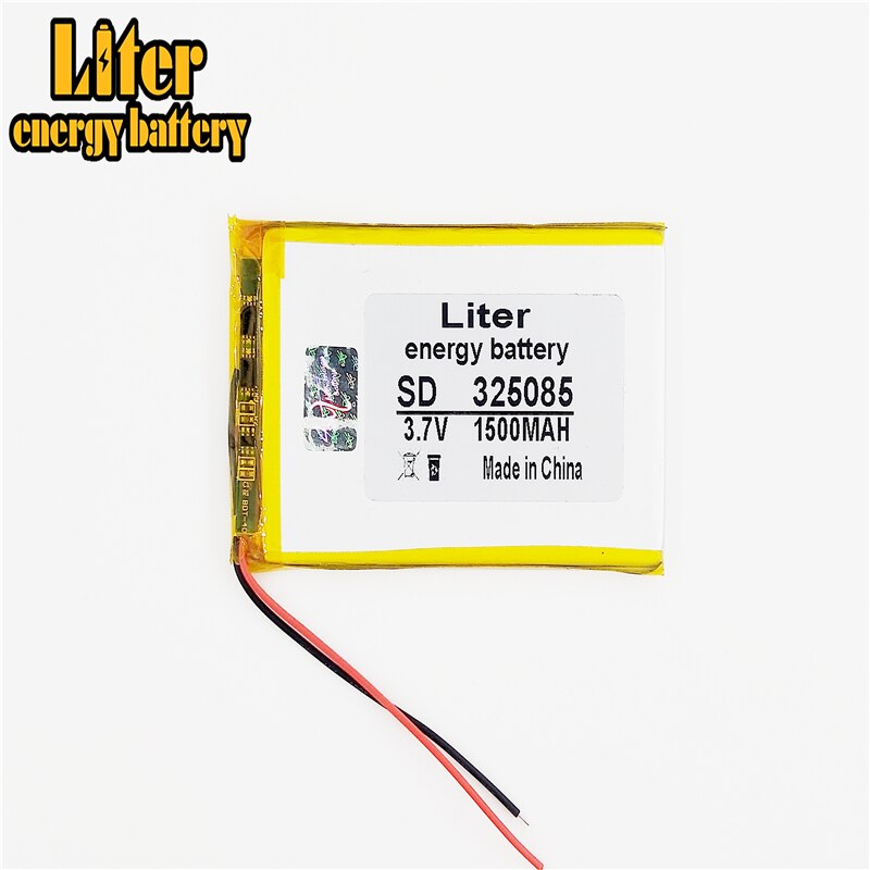 325085 3.7V 1500mah Lithium Tablet polymer battery with Protection Board For MP4 GPS Digital Product Free S