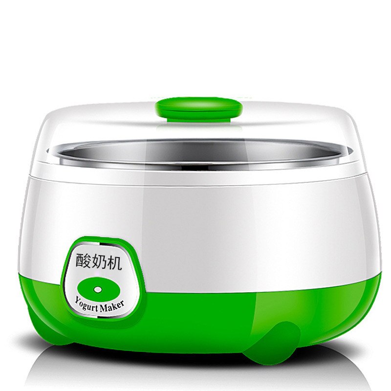 1L Mini Yoghurt Machine Roestvrijstalen Voering Dubbele Verzegelde Smart Automatische Yoghurt Maker Thuis Keuken Diy Tool Plastic Container