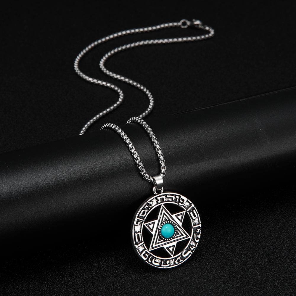 Dawapara Ster Van David Hanger Joodse Sieraden Vintage Hebreeuws Ketting Religieuze Bedels Voor Mannen En Vrouwen Kerstcadeaus