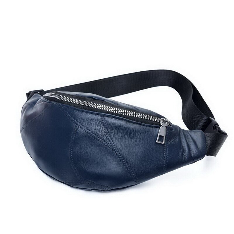 Riñonera de nailon para hombre y mujer, bolso cruzado de lona para uso diario y deportes al aire libre: blue 5