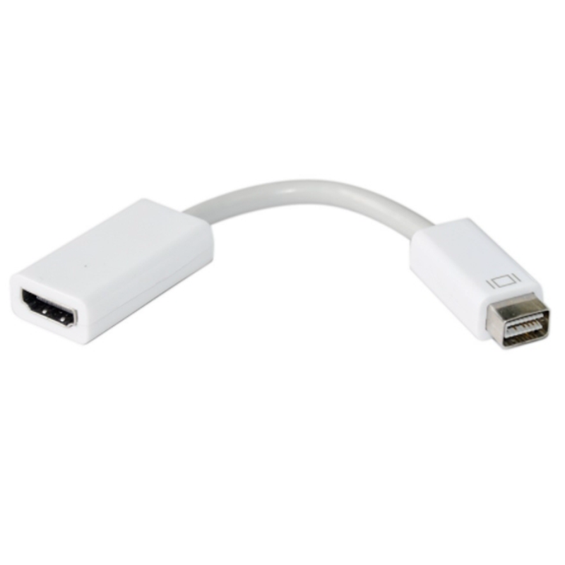 (voor Apple Mac Macbook) Mini DVI Male naar HDMI-compatibele Female Kabel HD Mini DVI Male naar HD Converter Kabel Cabo Cord 1080P