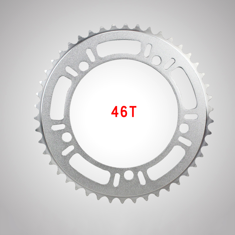 BCD130 39T 44T 48T 53T Fixed Gear Bike Single Folding Bike Chainring Road Bicycle Chain Wheel Bicycle Bike Parts Accessories