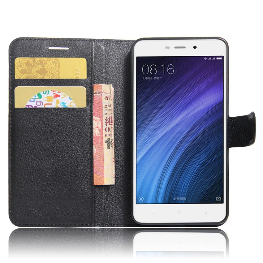 For Xiaomi Redmi 4A Case Hight Flip Leather Case For Xiaomi Redmi 4A Cover Stand Cover For Redmi 4A