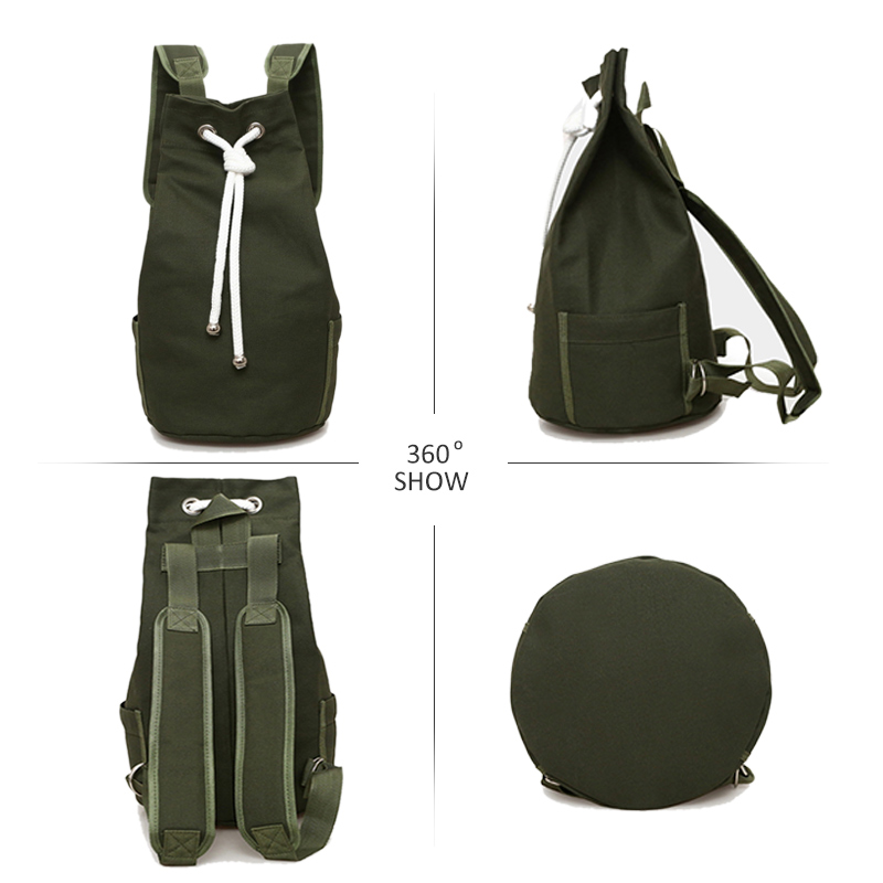 Herren Fitnessstudio tasche Rucksack eimer Sport Basketball tasche damen Fitnessstudio leinwand Rucksack