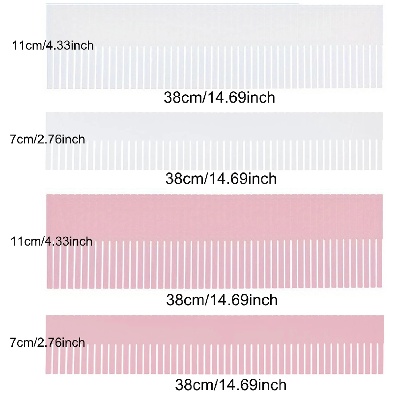 10 Stück Schubladenteiler, verstellbare Trennblätter, Schubladen-Organizer-System, Schubladenteiler für Schrank, Unterwäsche, Socken