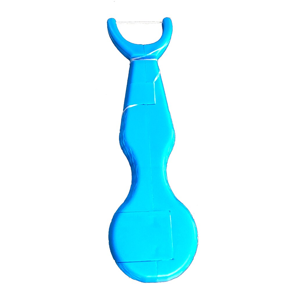 Dental Floss Picks Orale Herbruikbare Flosdraad Houder Met 1 Roll Dental Floss Pick(98.4 Inch) voor Vervanging Oral Care Tool