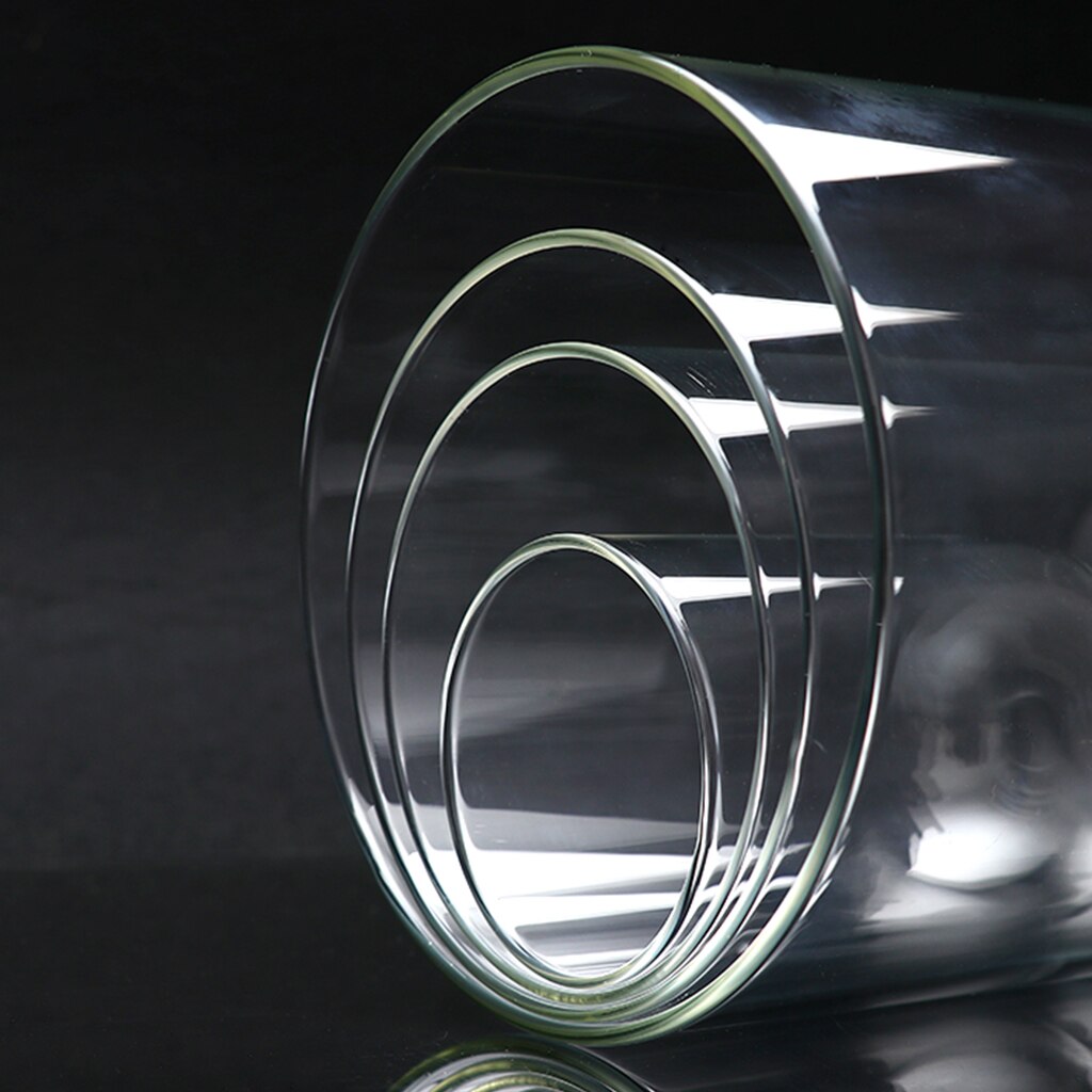 Glass Cover Dome Container with Base for Flower Rope Lights Party Cupcake Display Decor