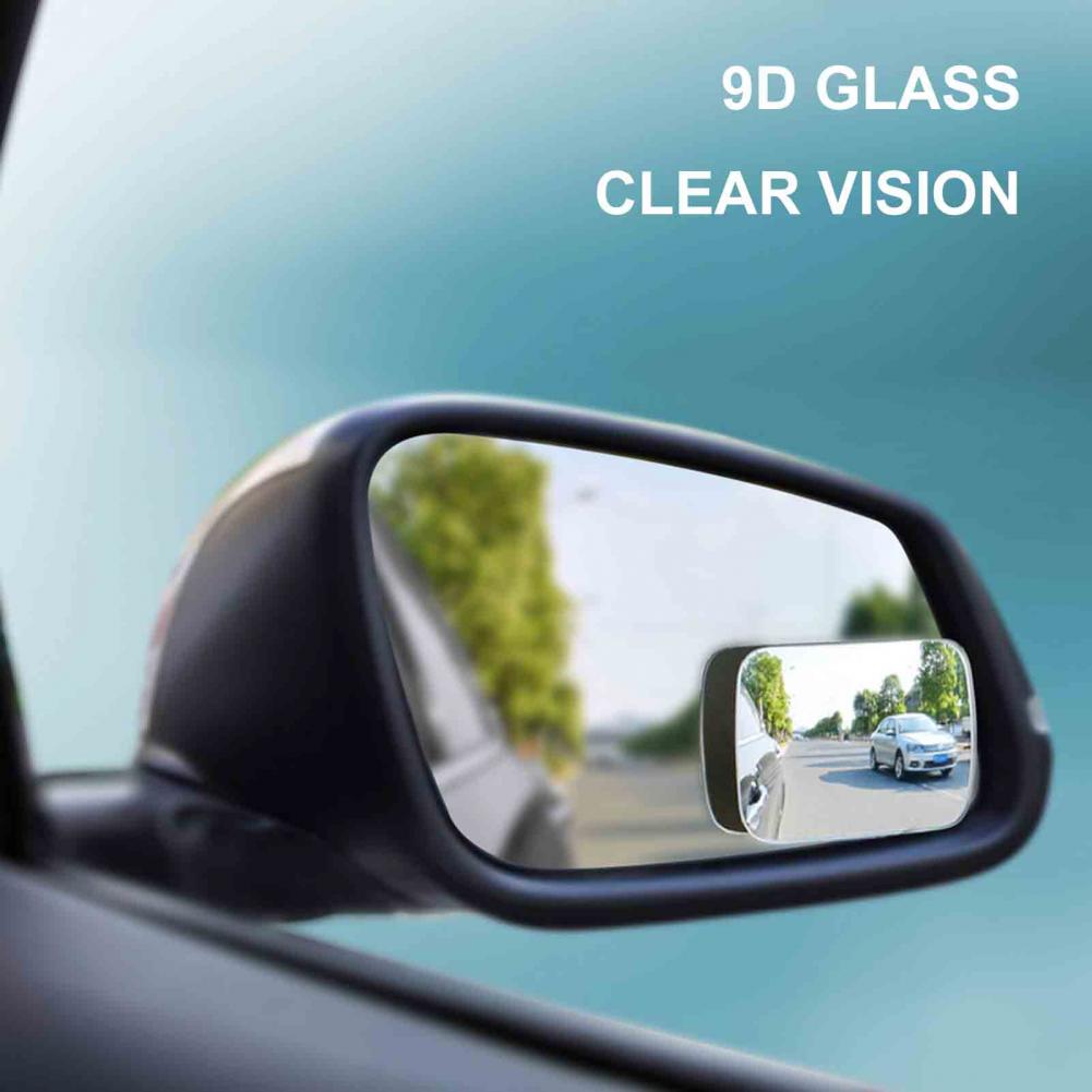 2Pcs/Set Side View Mirror Safe ABS Flexible 360 Degree Mini Side View Mirror Rear View Mirror for Auto