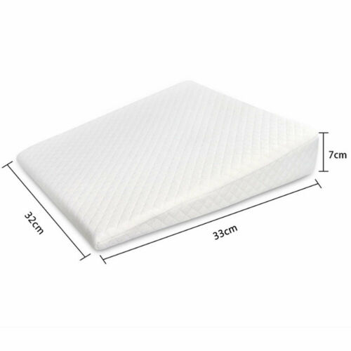Anti-spottande mjölklutning minne skum kudde för småbarn baby mjölk anti-reflux mjuk kudde bomull pad matta