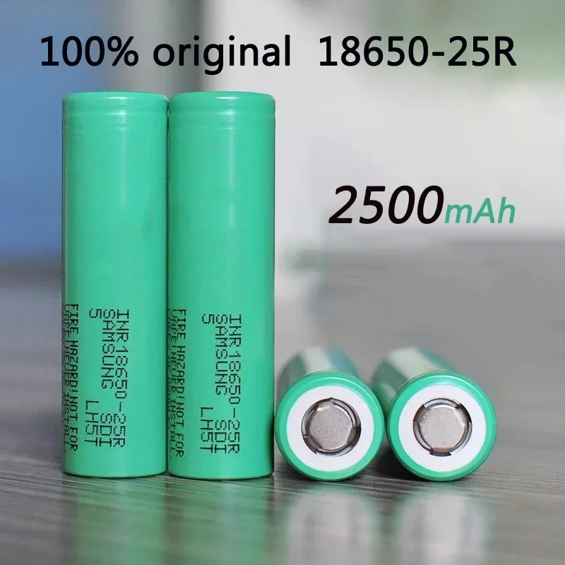 Nueva batería de litio 18650, batería de litio de 2500mAh, herramienta eléctrica, ninguna batería recargable para ventilador pequeño de máquina humana