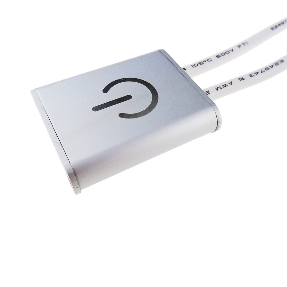 Itouch lysdæmper controller switch touch brug til enkeltfarvet led strip lampe eller pære  dc12v- 24v 3a med detailpakke l