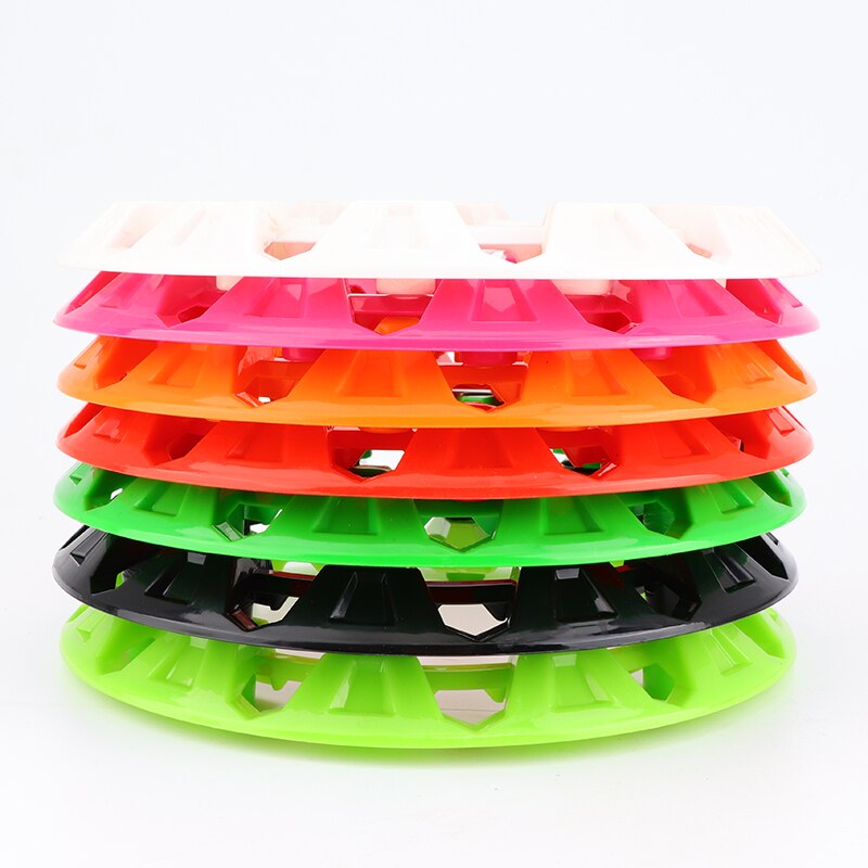 4pcs 6-inch ATV Wheel Trim Hub Protection Decor Rim Cap Universal Vehicle All Terrain wheel Plastic Cover fit to 6 inch wheels