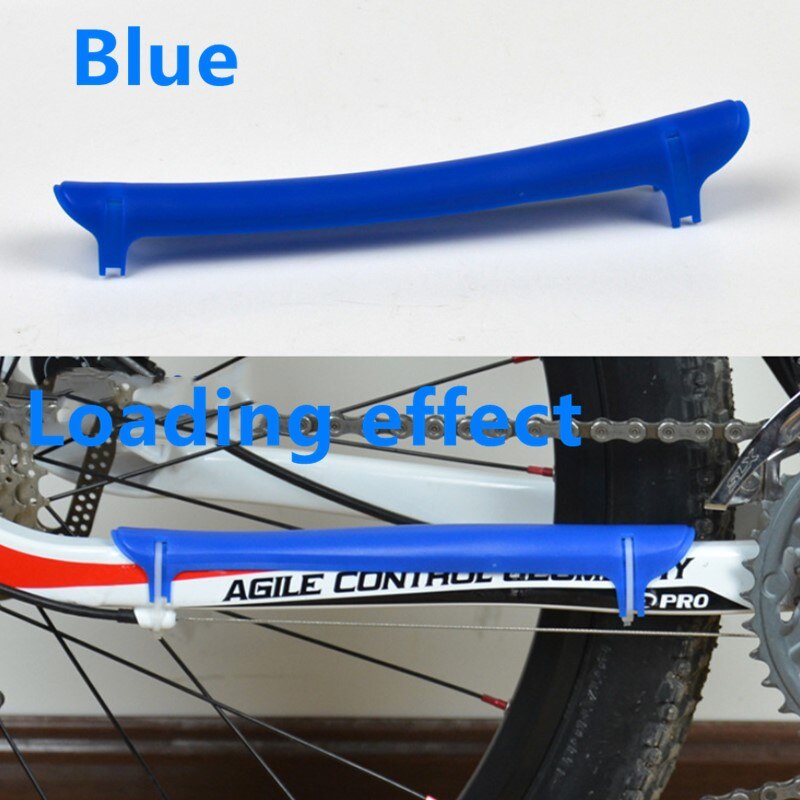 Plastic Bicycle Chain Protection Cycling Bike Frame Protector Chainstay Rear Fork Guard Cover Pad