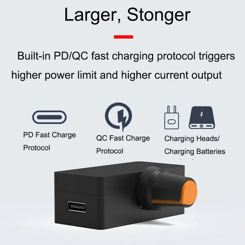 High-power Type C PWM Speed Controller 12V 4Pin Violent Fan Governor PD QC Fast Charging Power Supply DIY Water Cooling Radiator